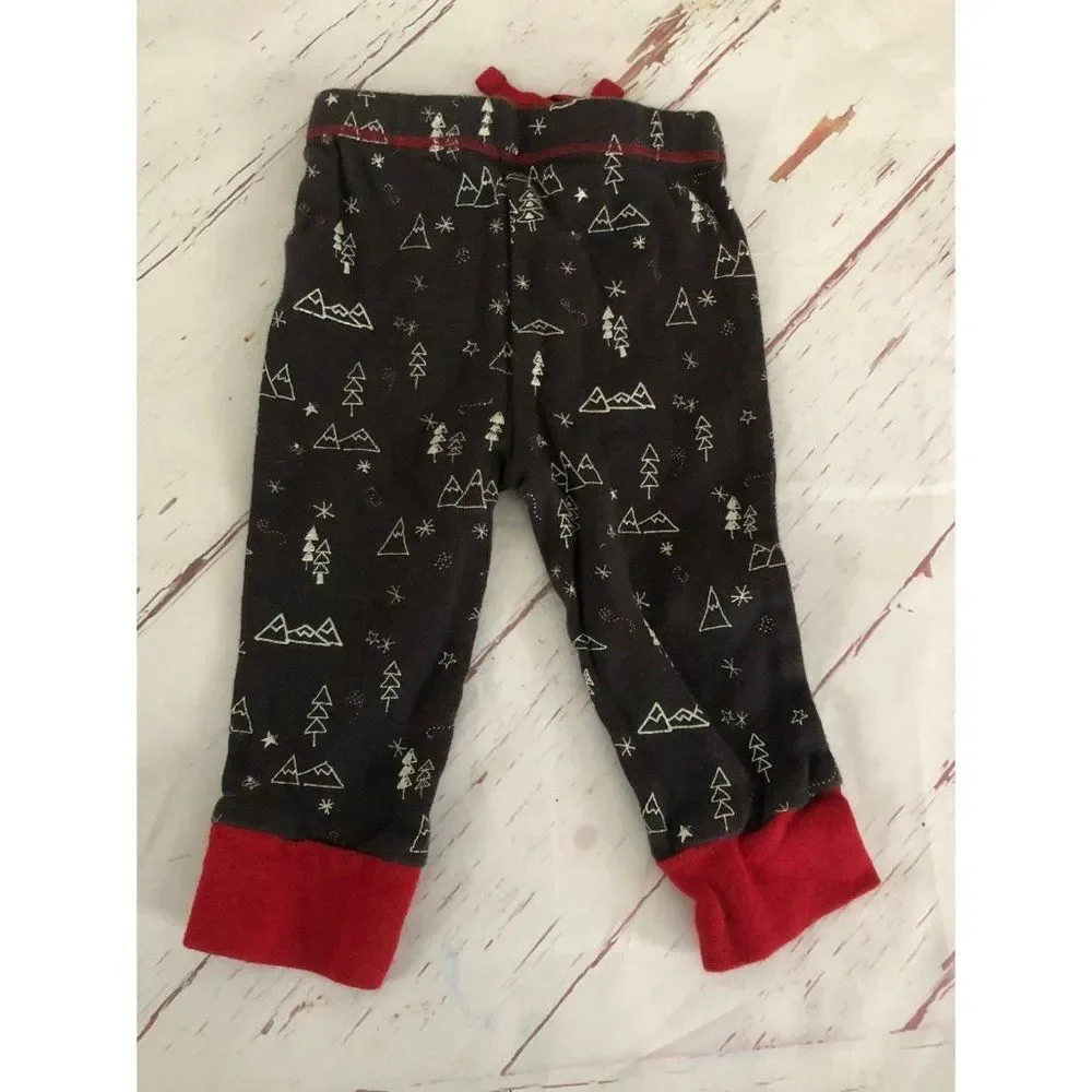 burts bees baby christmas xmas pants 3m